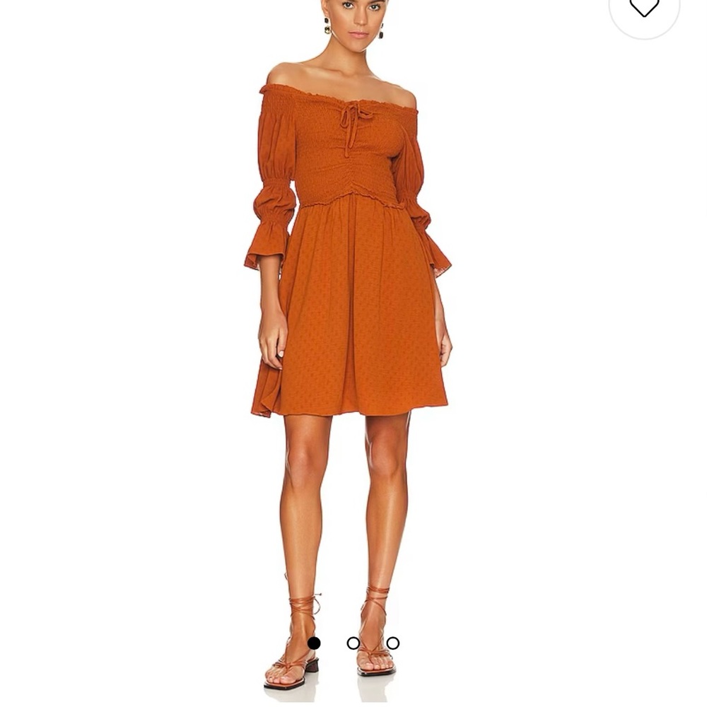 Bubble sleeve mini dress